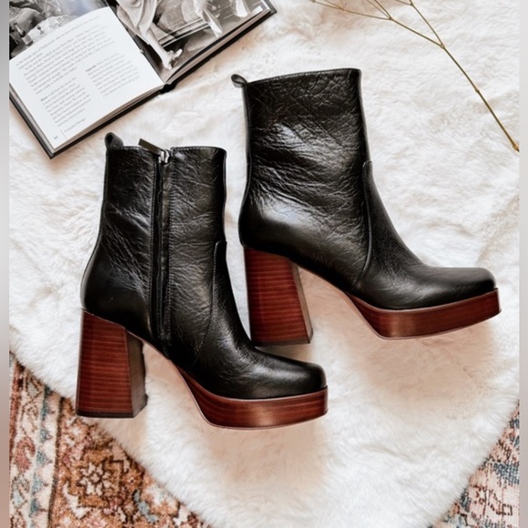 Marc Fisher Marysa Block Heel Platform Bootie 8.5 - Picture 7 of 13